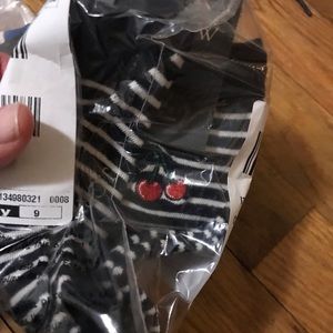 J. Crew Accessories - J. Crew Striped trouser sock cherry embroider NWT J. Crew Accessories - J. Crew Striped trouser sock cherry embroider NWT